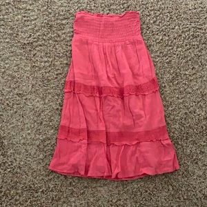 Pink Old Navy Maxi Skirt